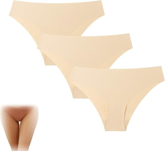 Invisible Camel Toe Thong for Women No Show Panties Panty Liners Seamless Workout Concealer Underwear