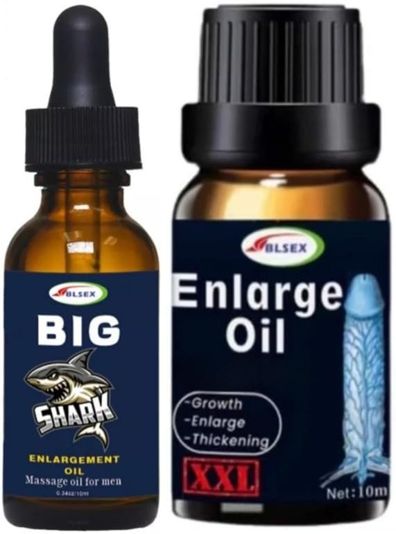 Natural Male XXL Extra Power Strength Massage Essential Oil Set - 2 Pieces (B360-383)