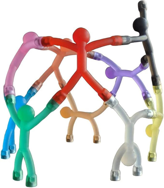 MAGMEN STEM Magnetic Travel Toys 10PC, Airplane Car Road Trip, Stocking Stuffers Fidget Sensory Toys for Kids 3 Years and Older