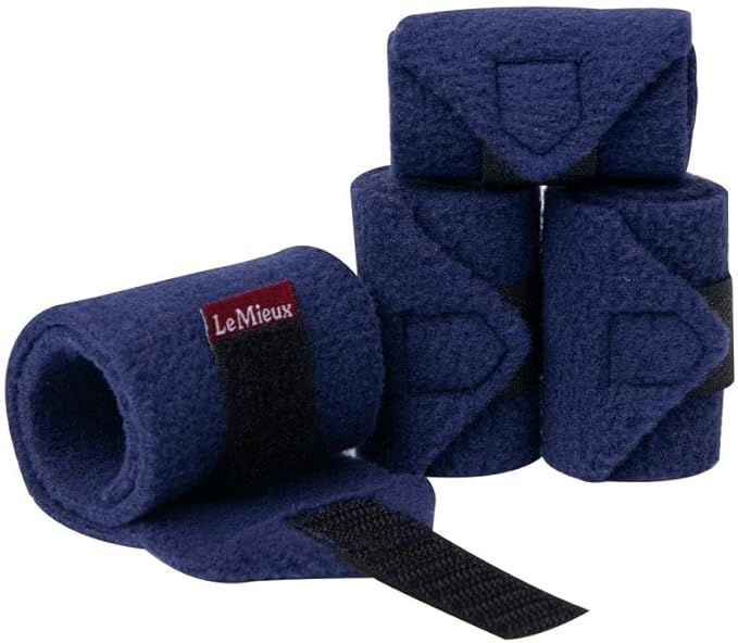 LeMieux Toy Pony Bandages for Toy Pony - Fleece - Simple Fastening - Suitable for Ages 3 Years + - Ginger