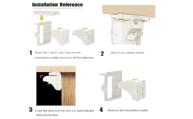 Vmaisi Magnetic Cabinet Locks for Babies (Standard, Count, 30.00)