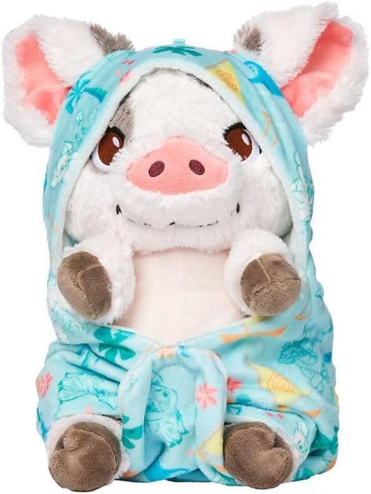 Disney Store Official Babies Collection: Pua Plush in Swaddle with Detailed Plush Features - Official Soft_Toy - Stuffed Animals for Babies - Perfect for Fans & Kids