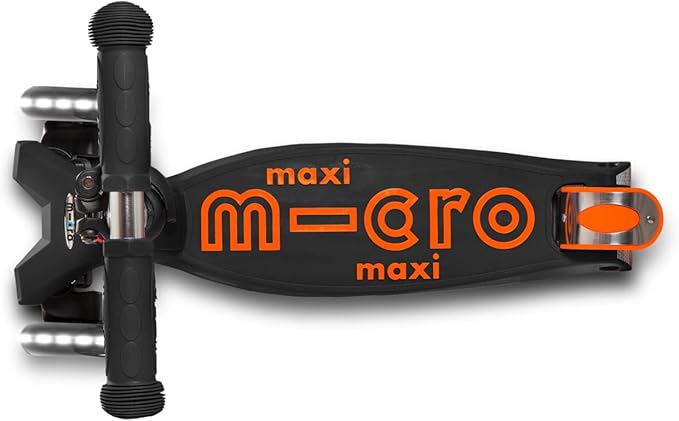 Micro Kickboard - Maxi Deluxe LED - Three Wheeled, Lean-to-Steer Swiss-Designed Micro Scooter for Kids with Motion-Activated Light-Up Wheels for Ages 5-12 …