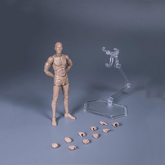 1:12 Scale Male Figure Body 6in Flexible Drawman Action Figure Doll Miniature Figure Collection