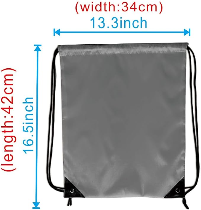 Drawstring Backpack Bulk 30Pcs Draw String Backpack Bags DIY Gym Sports Traveling Yoga Cinch Bag Sackpack Drawstring (grey)