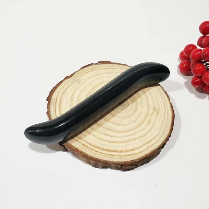 Massage Stones Guasha Roller Obsidian Gemstone Meditation Healing Stick Stone Gua Sha Board for Facial Spa Massage