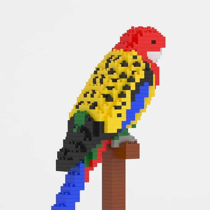 JEKCA Rosella 01S | Parrot Plastic Building Blocks | Age 14+