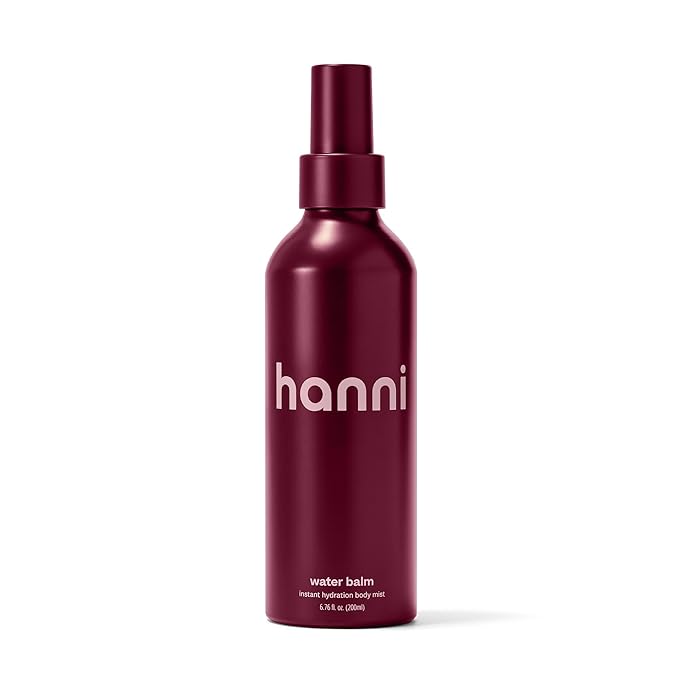 HANNI Water Balm Hydrating Body Mist, Moisturizer Spray with Hyaluronic Acid for All Skin Types, Lotion Replacement, 200 mL / 6.76 fl oz
