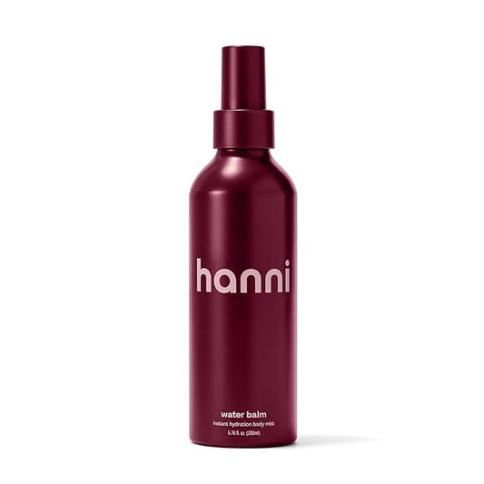 HANNI Water Balm Hydrating Body Mist, Moisturizer Spray with Hyaluronic Acid for All Skin Types, Lotion Replacement, 200 mL / 6.76 fl oz