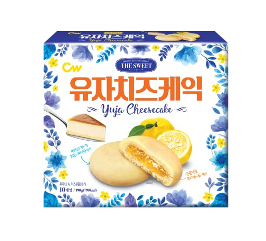 Gong Jooo MaMa CW(Chung Woo) Korean Chewy Filled Rice Cake Cookie Variety Gift Box (YUJA CHEESE 10)