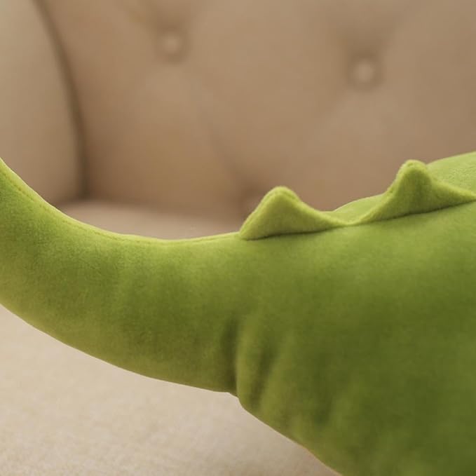 Crocodile Plush Toy Stuffed Animal 26 Inch Green Large Giant Alligator Animal Stuffed Plushies Super Soft Cute Cuddly Pillow Cushion Stuff Dolls Xmas Gift for Children Kids Boys Girls, 26Inches