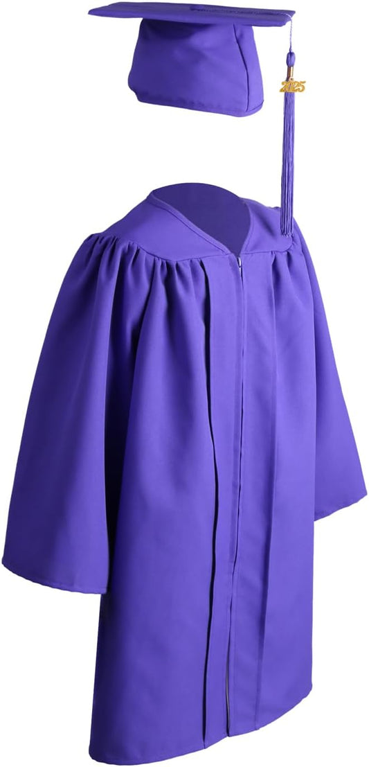 OSBO GradSeason Unisex Matte Kindergarten Graduation Gown Cap Tassel Set 2025