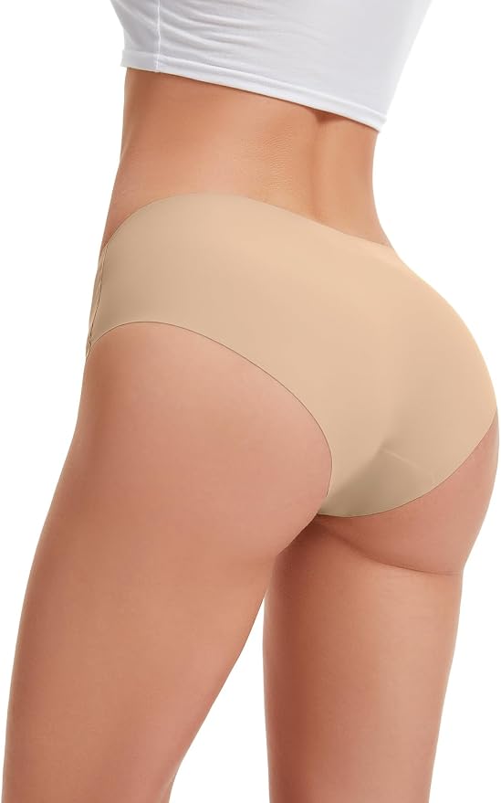 Camel Toe Underwear for Women Seamless Underwear No Show Camel Toe Concealer Invisible Workout Gym Yoga Panties