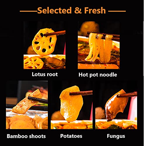 Moxiaoxian Asian Hotpot 1 Box Self Heating Hot Pot no Electric Spicy Ramen noodle (Spicy Veggie 1box)