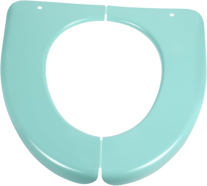 BESTYASH 1Pc Folding Portable Toilet Training Seat Cover Lightweight Durable Plastic Cushion Pad for Home Travel Use for Adult Potty Training Nordic Green