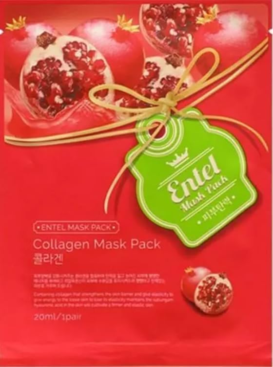 REFY Eye Balm & ENTEL Pomegranate Collagen Sheet Masque (BONUS), Clear