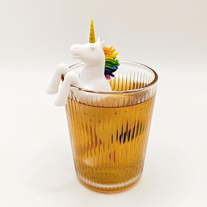 2 Pcs Silicone Tea Infuser, Cute Squirrel And Unicorn Designs Tea Steeper | Tea Diffusers For Loose Tea, Loose Leaf Tea Steeper, Tea Infusers Is Soft And Easy To Clean Silicone, Fun Gift For Tea Lovers