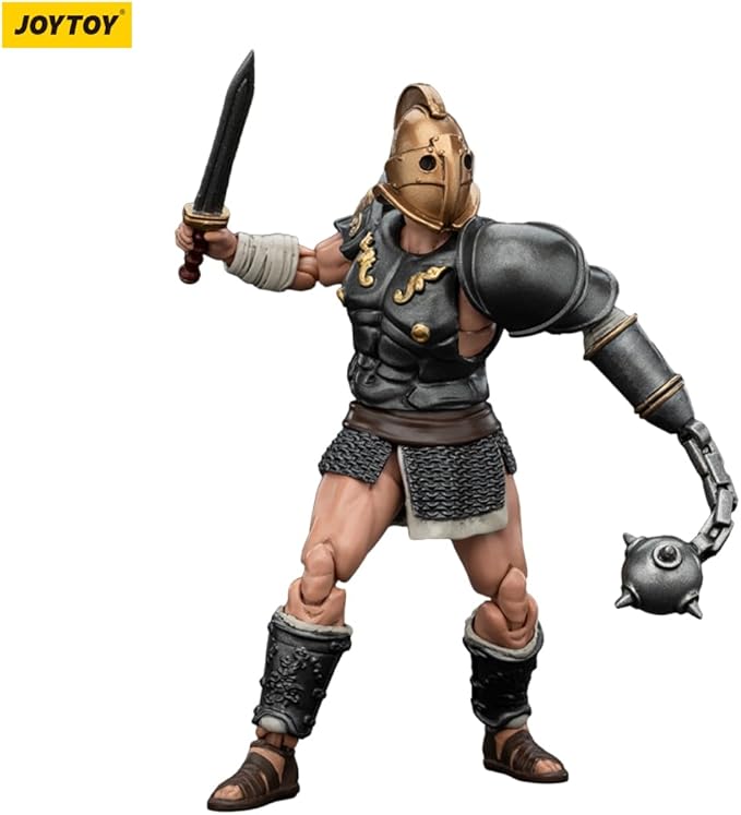 JOYTOY 1/18 Strife Roman Gladiator Secutor Gladiator Collector's Edition Action Figure-4.25in