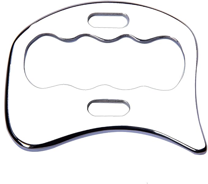 FeelFree Sport Stainless Steel Gua Sha Scraping Massage Tool-Muscle Scraper - Soft Tissue Mobilization,Physical Therapy for Back, Legs, Arms…