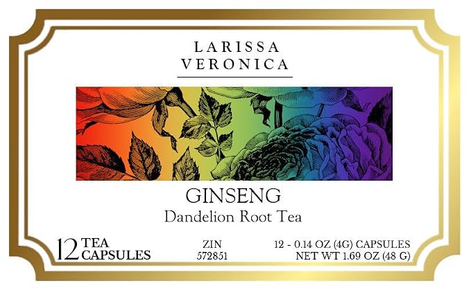 Ginseng Dandelion Root Tea (Single Serve K-Cup Pods) (12 pods, ZIN: 572851)