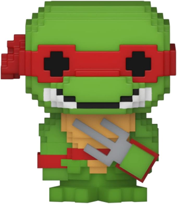 Funko Bitty POP! Teenage Mutant Ninja Turtles (TMNT) - Shredder, 4-Pack - 8-Bit Raphael, 8-Bit Donatello, 8-Bit Leonardo and A Surprise Mystery Mini Figure - 0.9 Inch (2.2 Cm) Collectable - Gift Idea