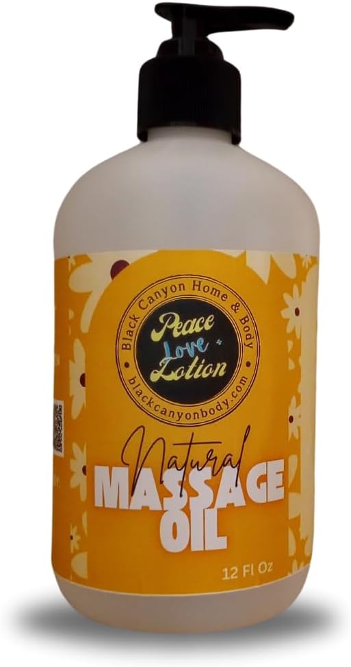 Peace Love + Lotion Monkey Farts Scented Natural Massage Oil, 12 Oz
