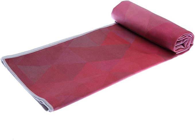 Yoga Design LAB | The HOT Yoga Towel | Premium Non Slip Colorful Towel | Designed in Bali | Eco Printed + Quick Dry + Mat Sized | Ideal for Hot Yoga, Bikram, Ashtanga, Sport, Travel