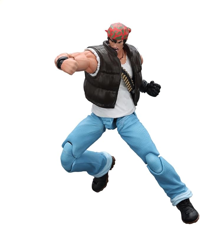 JOYTOY SNK 1/18 Action Figure -KOF'98UM-Ikari Warriors Team-Ralf Jones,9.84",Flexible and Posable Collection Model Birthday Gifts for Kids Age15+ JT01710 Pre Order