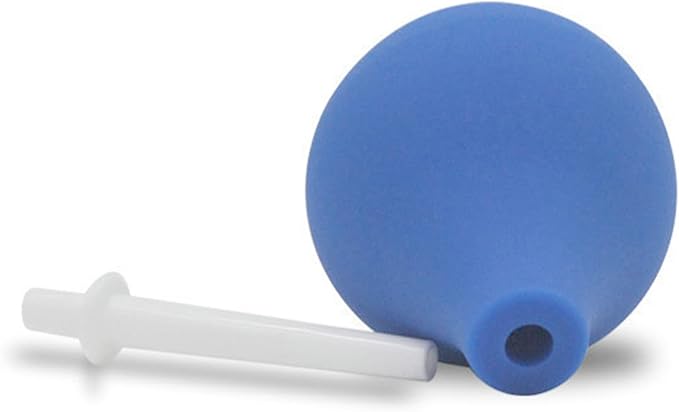 Anal Douche Enema Bulb Vaginal Douche Enema Cleaner for Women’s or Man’s Health -for Water or Coffee Colon Cleansing, Detox and Constipation (Blue, 7.4Ounce)