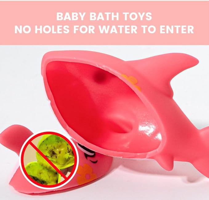Hely Cancy Bath Toys for Kids - No Hole Baby Toys for 1 Year Old Infant Boys&Girls, Shower Water Pool Toys