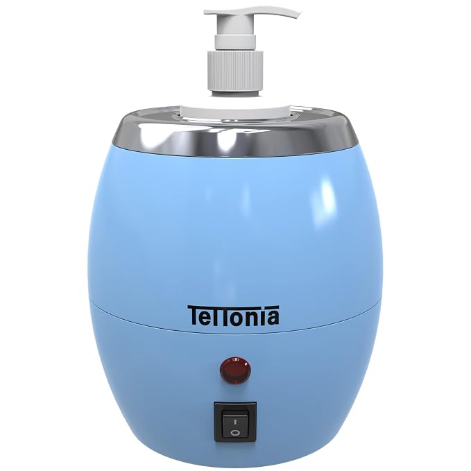 Massage Oil/Lotion Bottle Warmer - Auto-Temperature (Blue Pastel)