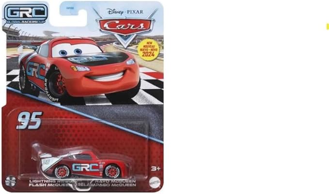 Mattel Cars 3 Lightning McQueen GRC Racers Global Cup Toys 2025 1:55 Scale Diecast