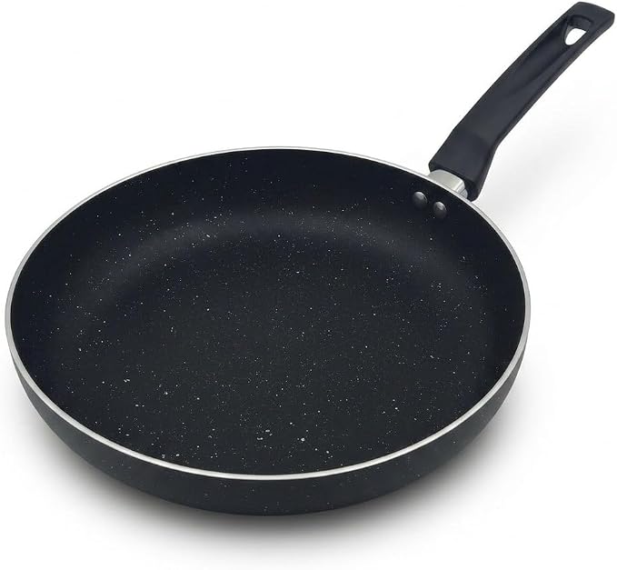 Heavy Gauge 12-Inch Nonstick Frying Pan Skillet, Large Aluminum Omelet Pan for Searing, Sauteing and Everyday Cooking, Induction Compatible Cookware for Gas, Electric and Ceramic