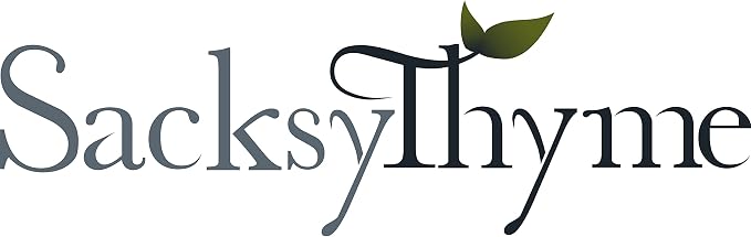 Sacksy Thyme Organic Linen Eye Pillow - Lavender & Flaxseed for Relaxation, Yoga, Stress Relief - Microwavable Heating Pad & Cool Compress - Made in USA - Gifts for Meditation