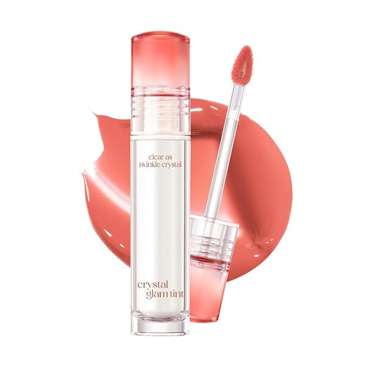 CLIO CRYSTAL GLAM TINT (011 MELLOW FIG), Glossy Finish, Lightweight, Buildable, Glass-Like, Smoothing, Long-Lasting, Vivid