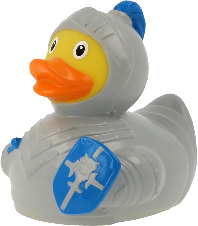 3 Inch Knight Rubber Duck Bath Toy, Collectable, Fun for All Ages, Auto Dash Decoration, Crusing Vacation Gift, Party Favors, Office, School, Home