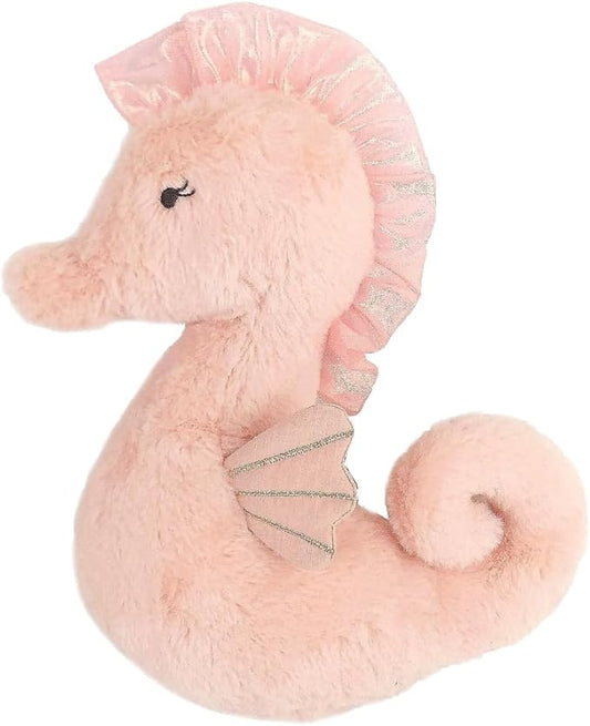 MON AMI Saby The Seahorse Stuffed Animal Plush Toy - 12", Soft Stuffed Toy Animal for Little Girls/Boys, Baby, Toddlers & pre-School Kids, Nursery Decor, Pink