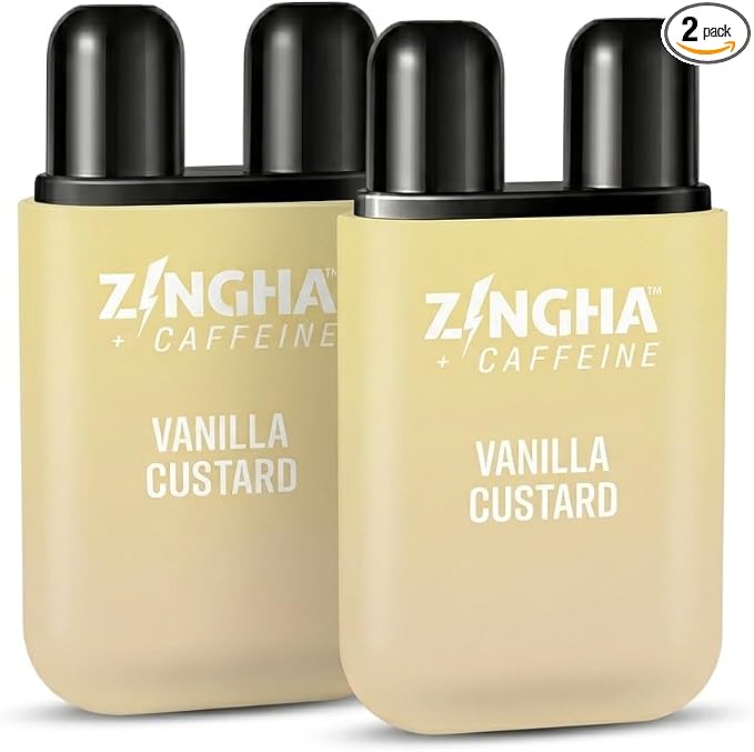 Z!NGHA Caffeinated Aromatherapy Nasal Inhaler Stick - Energy Nasal Stick with Peppermint & Eucalyptus Essential Oils - Natural Focus & Alertness Support, Sweet Surge