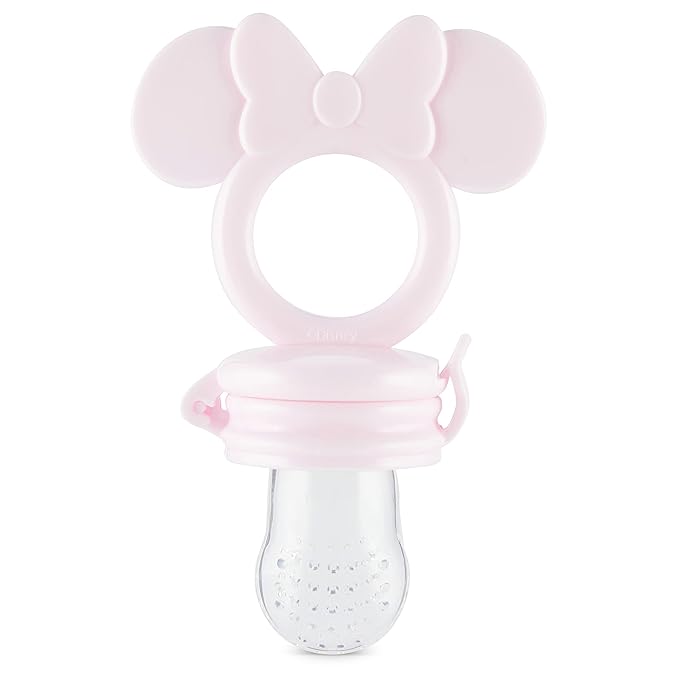 Disney Mickey and Minnie Teether with Fruit Feeder - Safe and Durable Design for Soothing Your Baby's Teething Pains