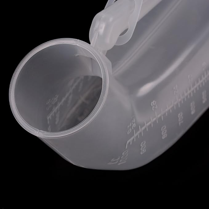 1 Pcs Portable Urinal Sealed Pee Bottle Device Collector Non Spill,Hospital Travel Car Emergency Situations Chamber Pot for Male Men Boy Kids