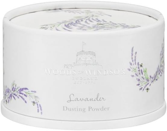 Woods Of Windsor Lavender Body Dusting Powder With Puff for Women, 3.5 Ounce