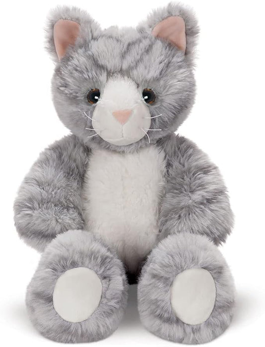 Vermont Teddy Bear Stuffed Kitten - Oh So Soft Kitty Cat Stuffed Animal, Plush Toy, Gray, 18 Inch