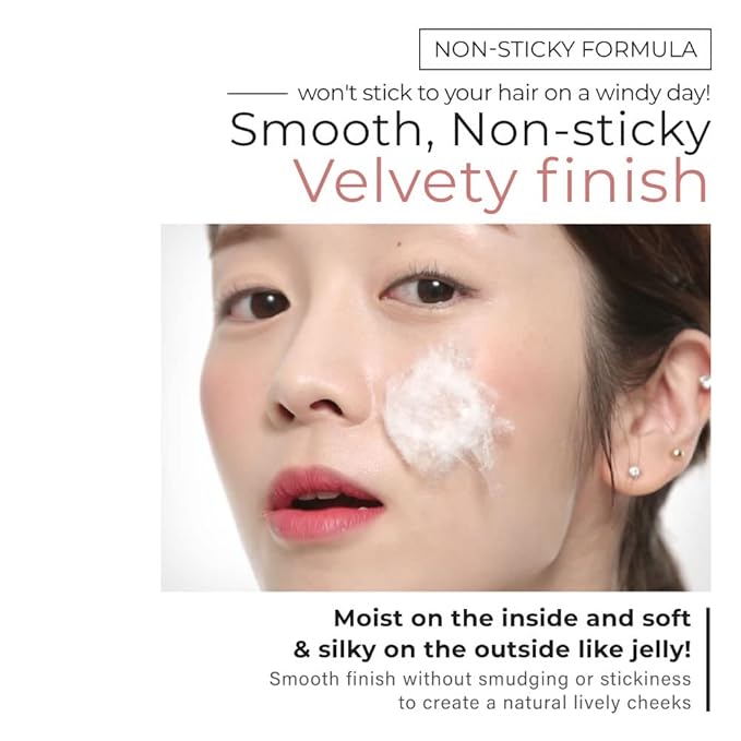 A'PIEU Juicy-Pang Jelly Blusher [PK01] – Soft Touch Blush for Cheek with Combined Cream & Powder Texture for Natural Dewy-Finish, No Fall-Out. 0.17 oz