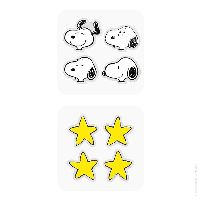 Starface Hydro-Star Pimple Patches + Big Sleepy Snoopy Compact, Absorb Fluid and Reduce Redness, Hydrocolloid, Vegan and Cruelty-Free Skincare (32 Count)