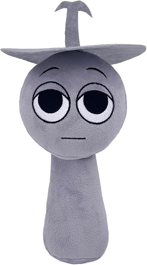 Sprunky Plush Toys Sprunky Wenda and Gray Plushies Sprunky Plushes Soft and Funs Stuffed Toys Dolls for Fans and Friends Birthday for Girls Boys (Dark Grey)