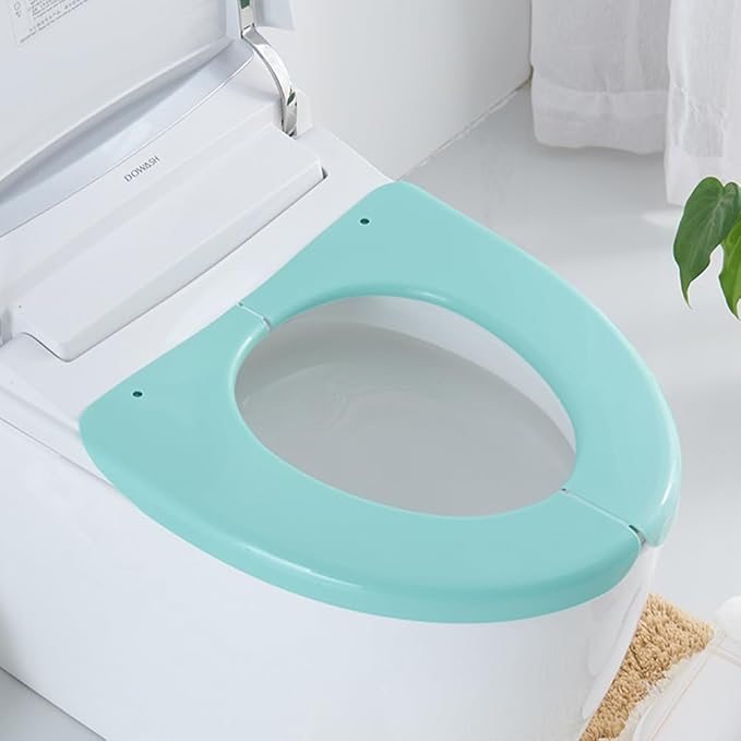 HEALLILY Folding Potty Seat Portable Toilet Training Seat Cover Cushion Pad Lightweight Foldable Travel and Home Use