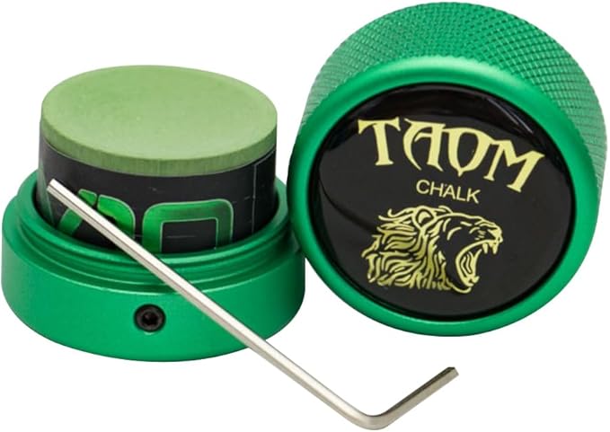 TAOM Pool Chalk Holder Round Shaped Practical Tool Billiards Accessories Magnetic Mini Chalk Tip Case Container Round Box Billiards