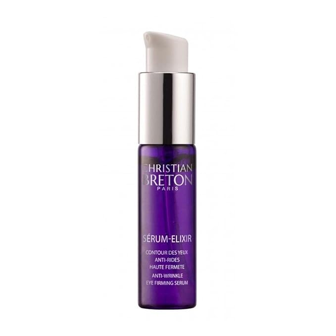 Christian Breton SÉRUM-ELIXIR - Hydrating & Firming Under Eye Serum for Smoothing Under Eyes - Hyaluronic Acid, Squalene & Peptides - Ophthalmologist Tested, Made in France - 15 ml / 0.45 oz