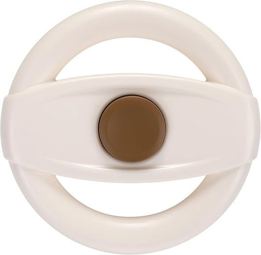 Accmor Stroller Steering Wheel Toy, Pretend Driving Simulated Steering Wheel for Stroller Shopping Carts Universal Detachable Funny Toy Attachment Accessories