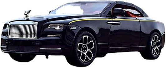 Collectible Toy Car 1/24 Rolls-Royce Dawn Diecast Model Car, Alloy Pull Back Toy Car Vehicles with Light and Sound Exquisite Car Model for Boys Kids Adults Gift